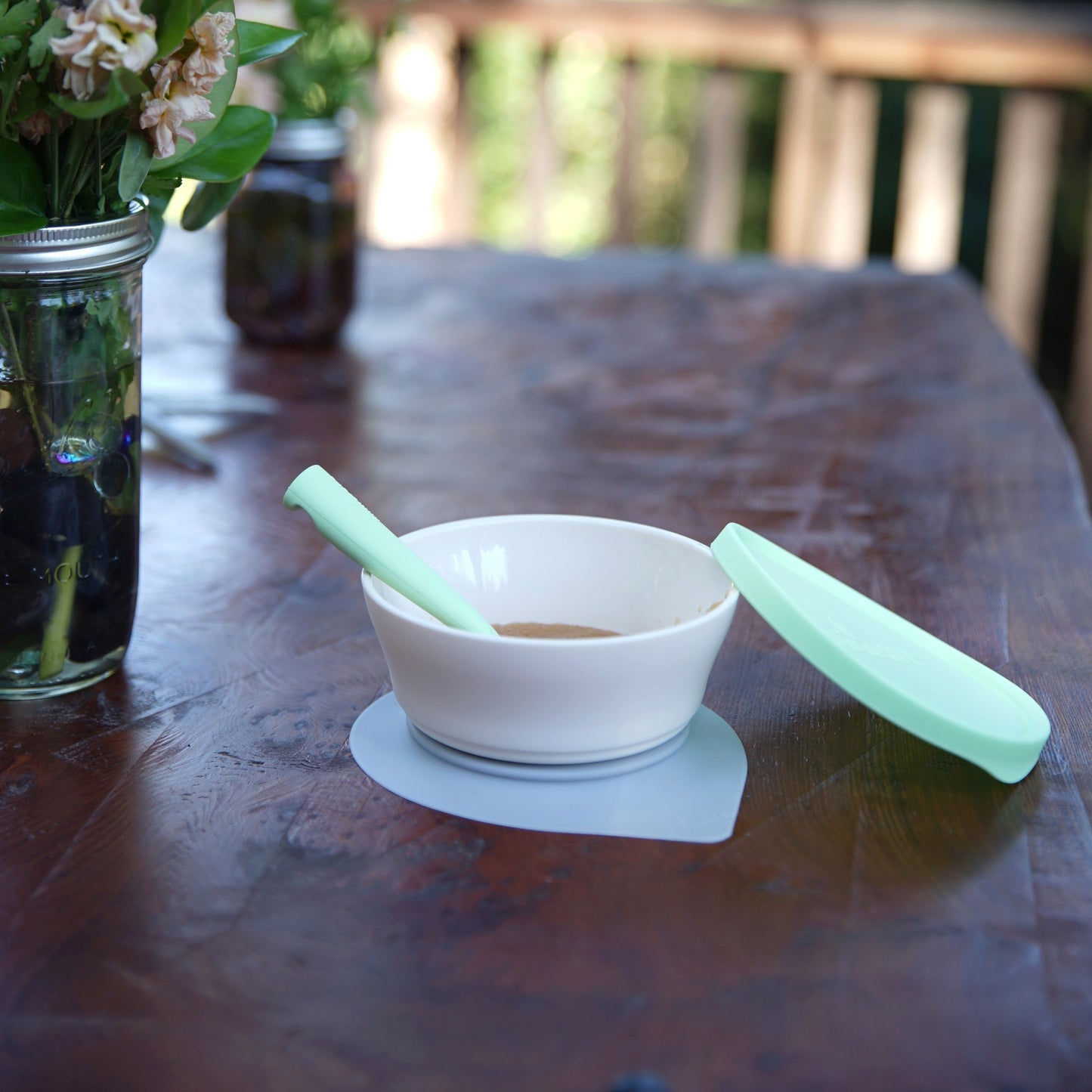 First Bites Self-Feeding Set - Vanilla + Key Lime by Miniware