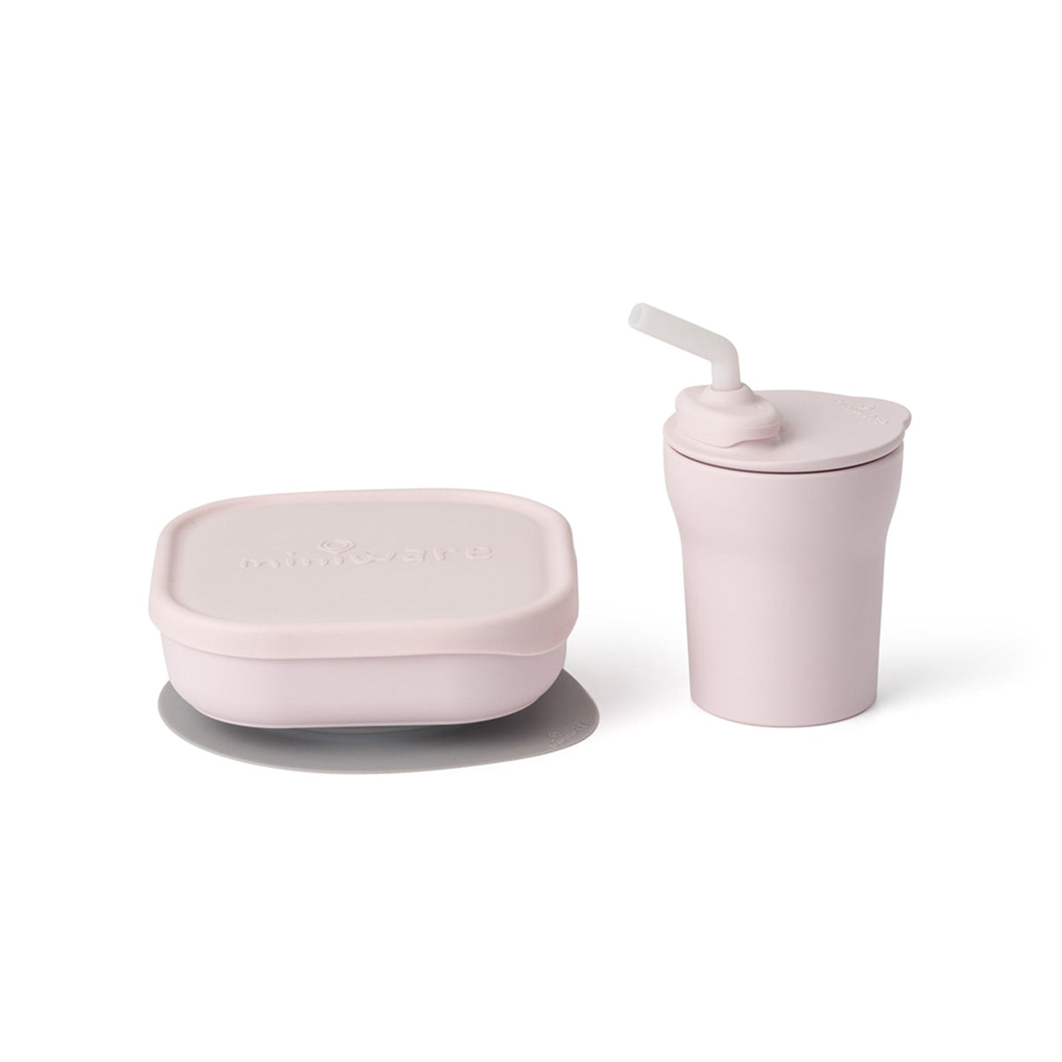 Sip & Snack: All Stages Cup and Bowl Set - Cotton Candy by Miniware