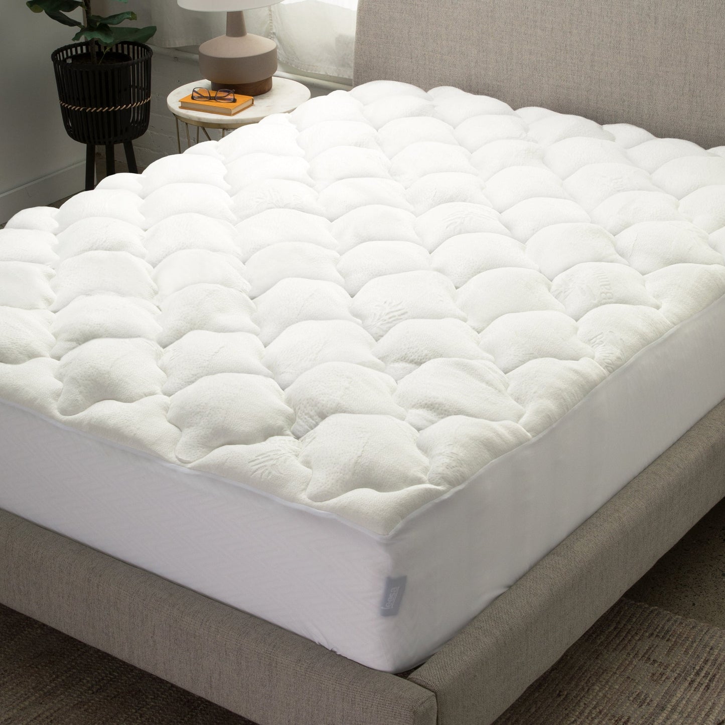 Cheer Collection Plush Bamboo Mattress Topper - Assorted Sizes