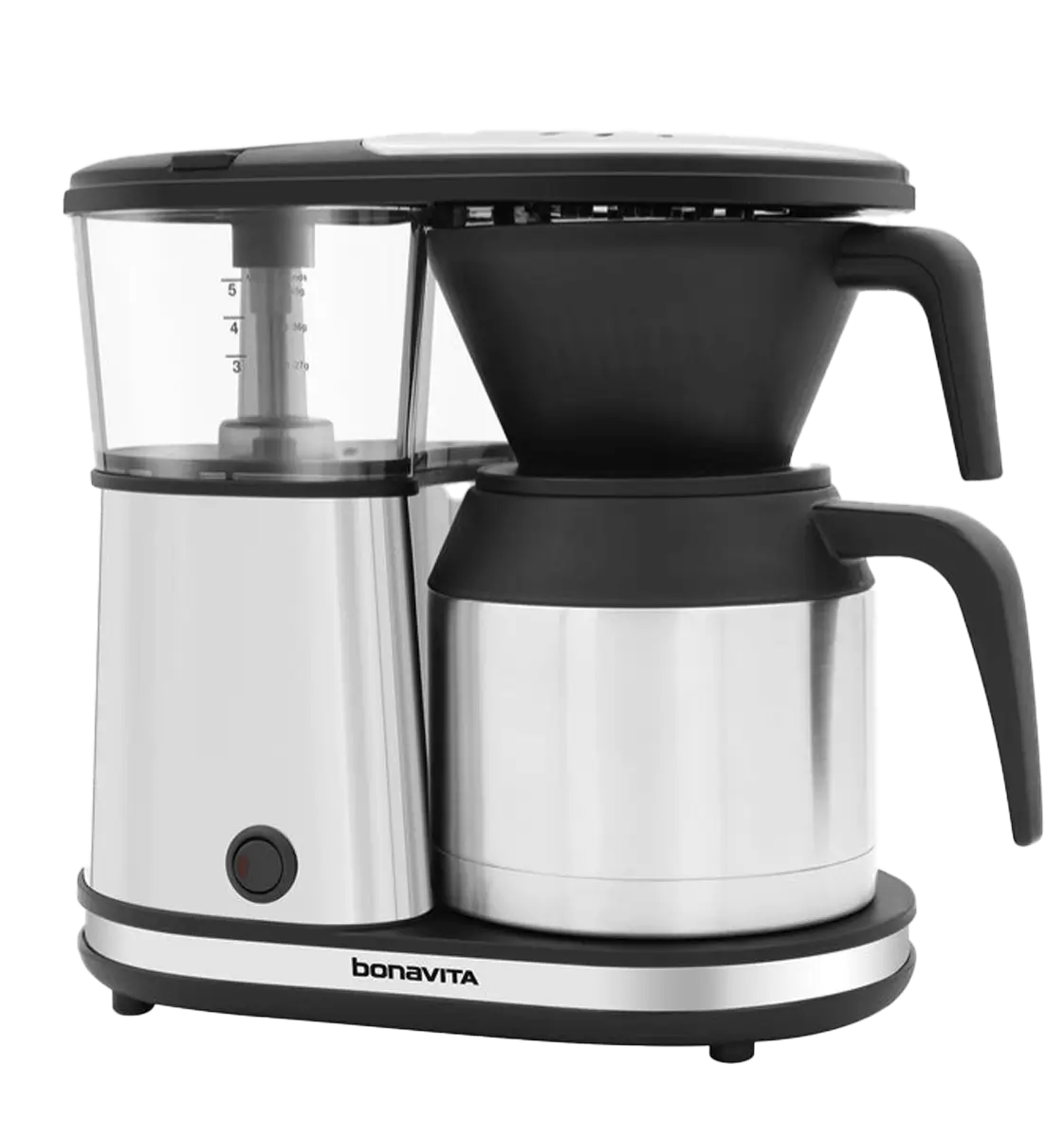 Bonavita 5-Cup Thermal Coffee Brewer | Compact, Elegant Design | One-Touch Precision Brewing