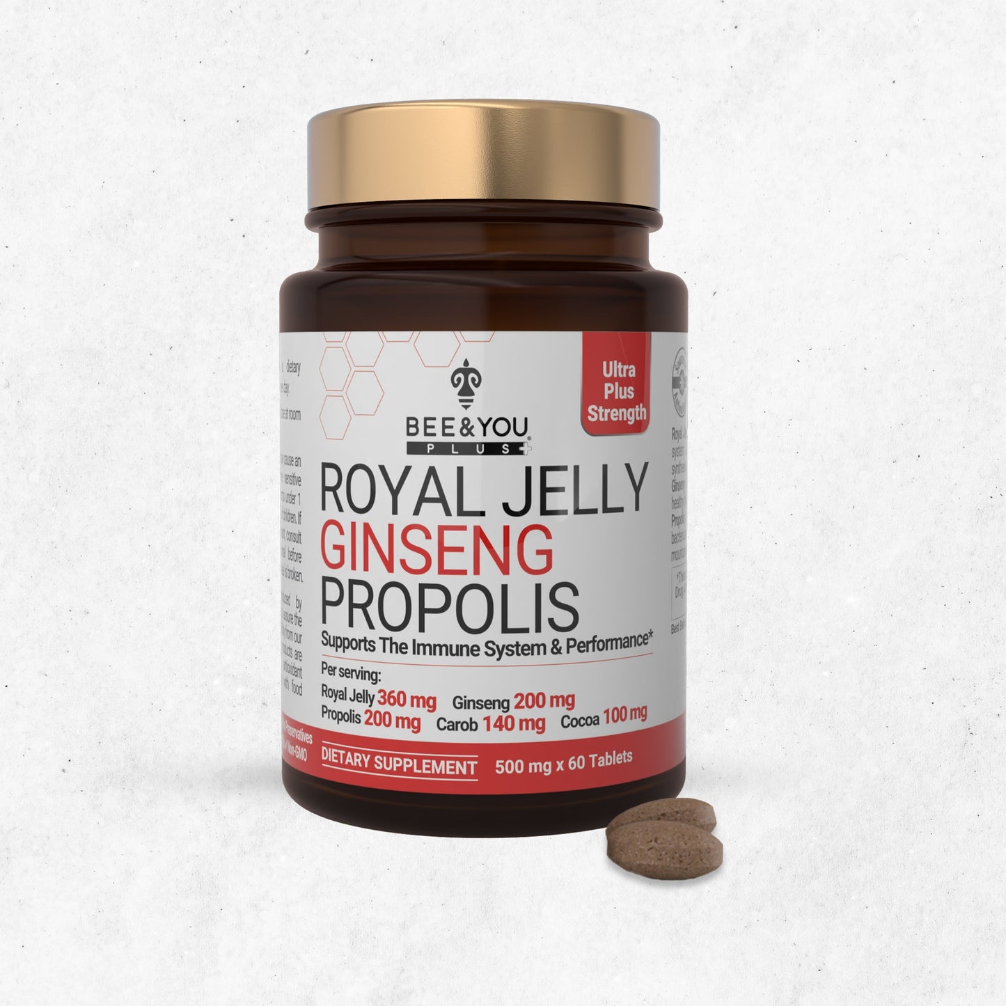 Royal Jelly+Ginseng+Propolis Tablets Ultra Potency