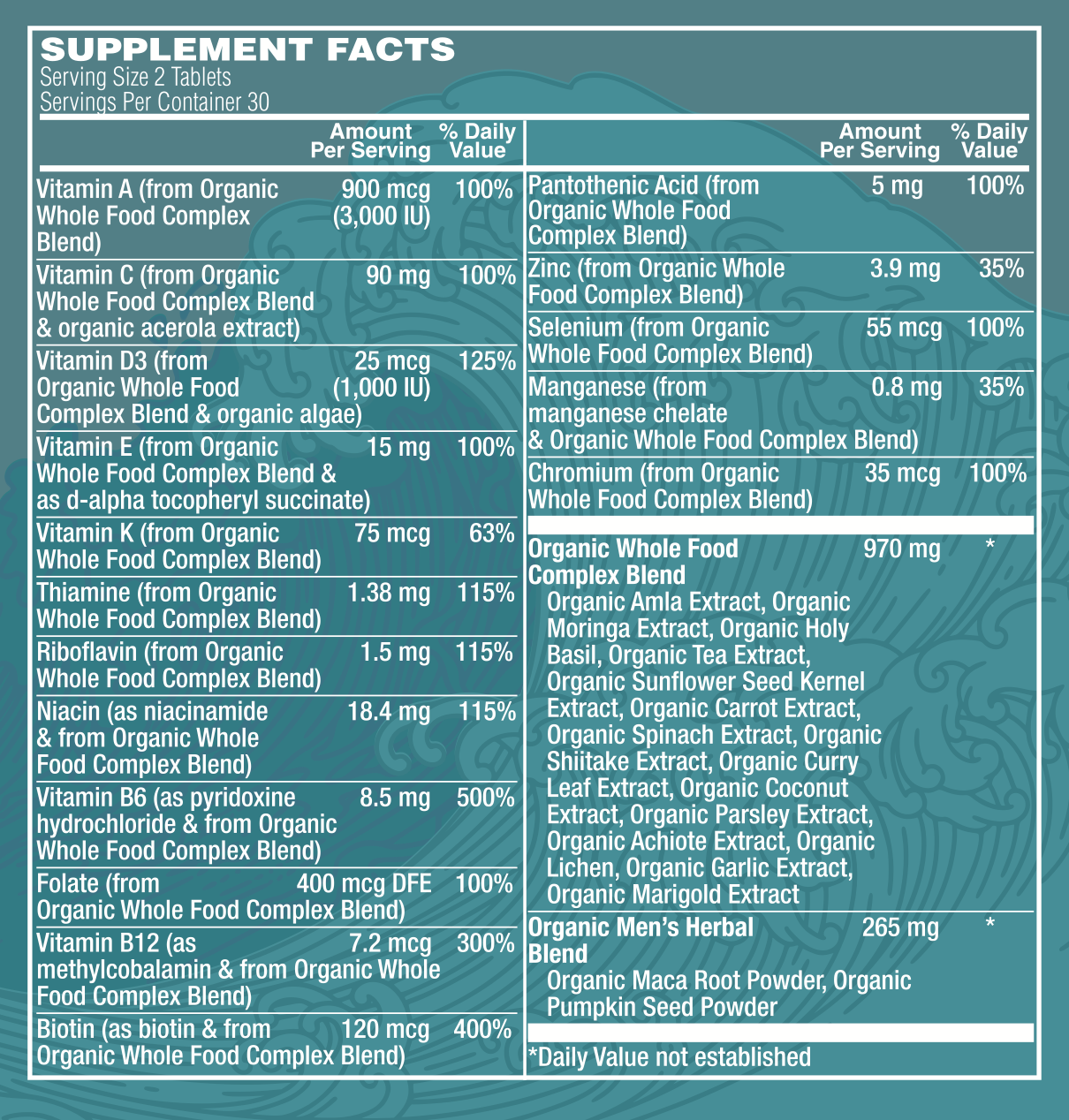 Men's Whole Food Multivitamin