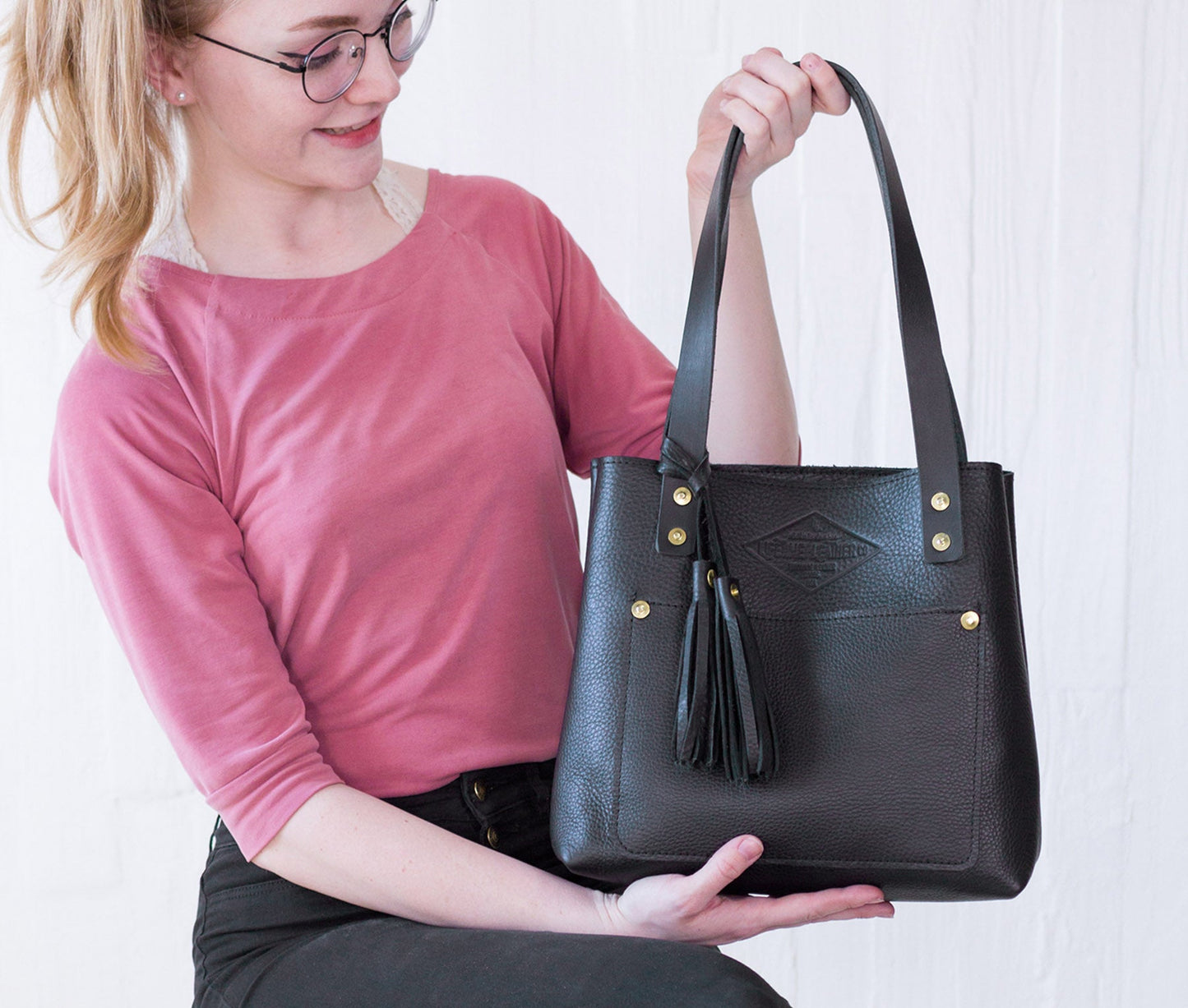 Lifetime Mini Tote - Pebble by Lifetime Leather Co