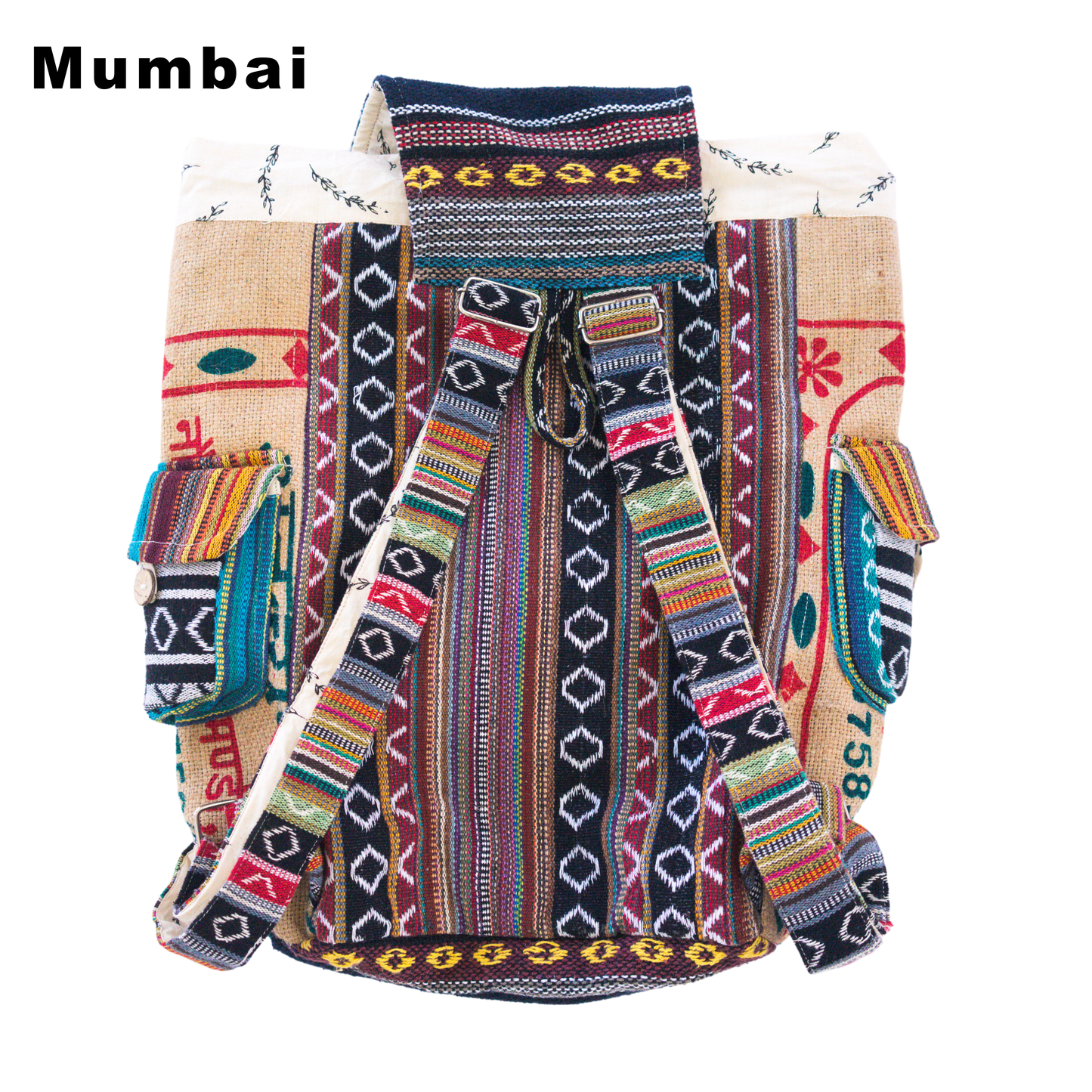 Recycled Travel Backpack by Rice Love