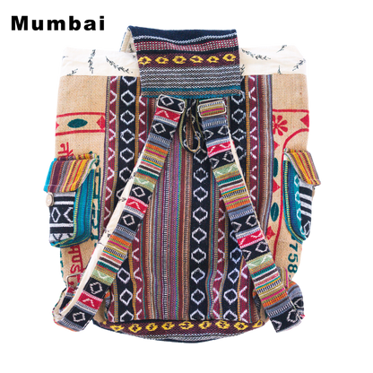 Recycled Travel Backpack by Rice Love