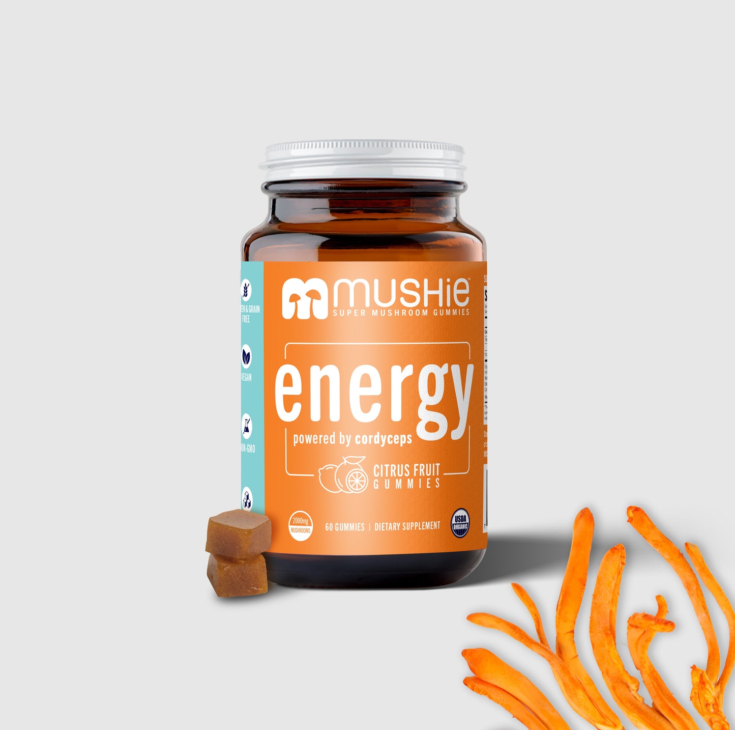 Organic Cordyceps Gummies by Mush More Co