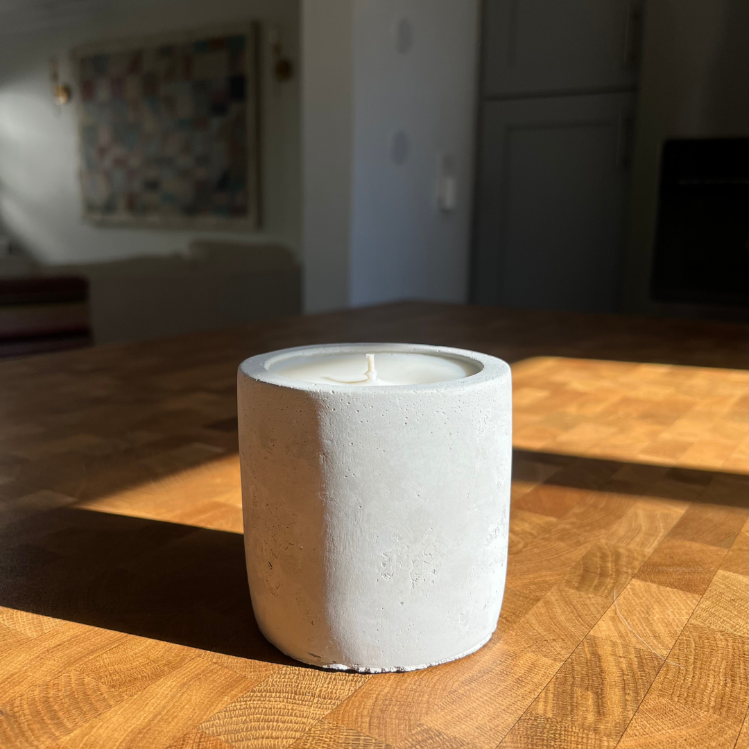 nu x botana concrete candle