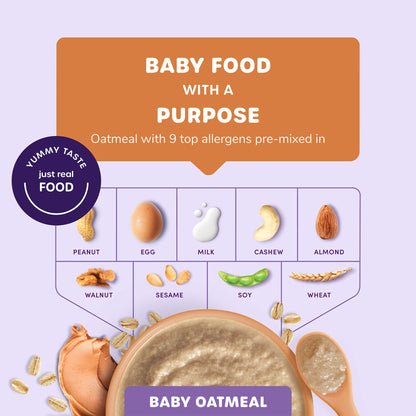 Organic Baby Oatmeal - Peanut Butter