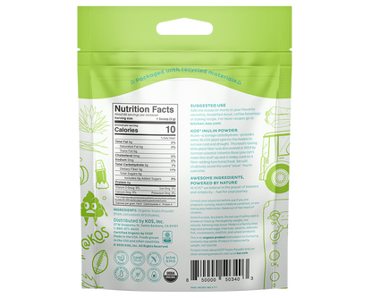 Organic Inulin Powder - 60 servings