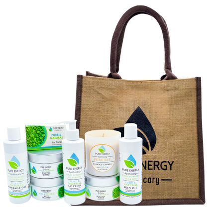 Premium Spa Gift Set (Pure & Natural) by Pure Energy Apothecary