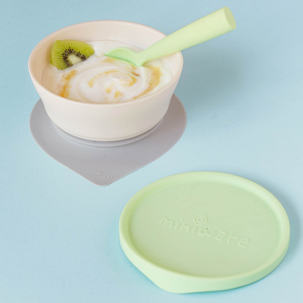 First Bites Self-Feeding Set - Vanilla + Key Lime by Miniware