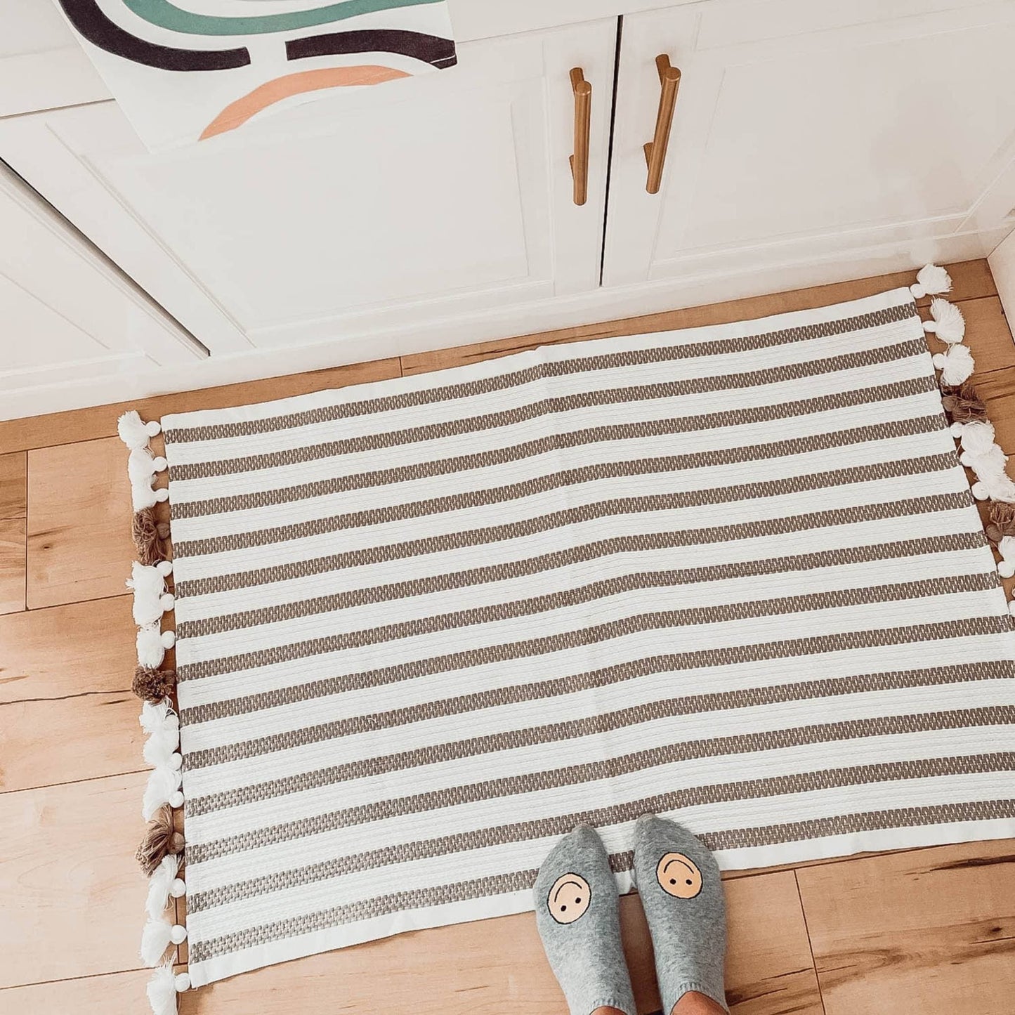 Striped Bath Mat by POKOLOKO