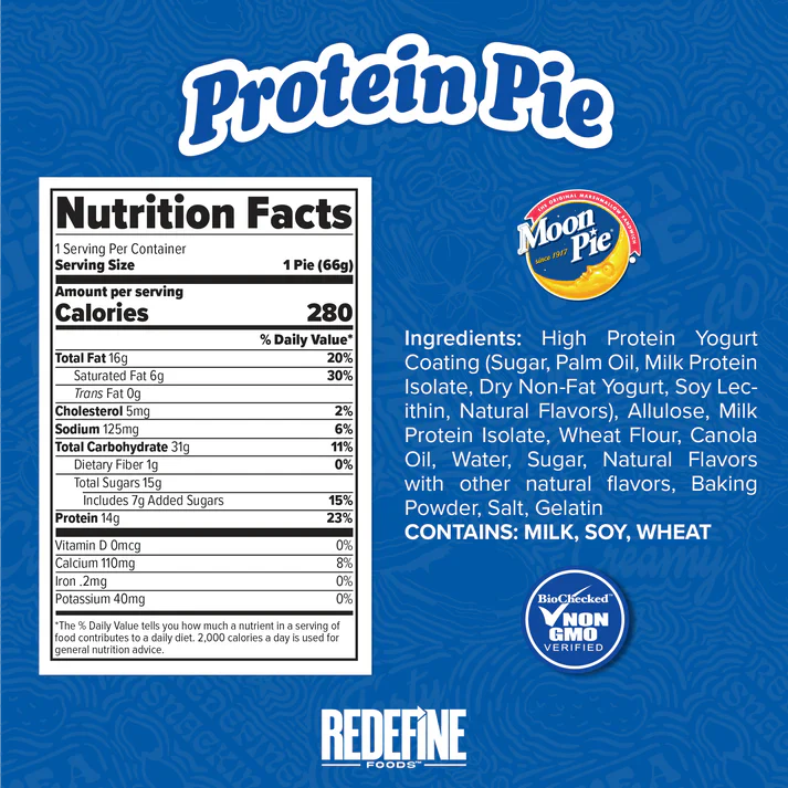 Redefine MoonPie Protein Pie