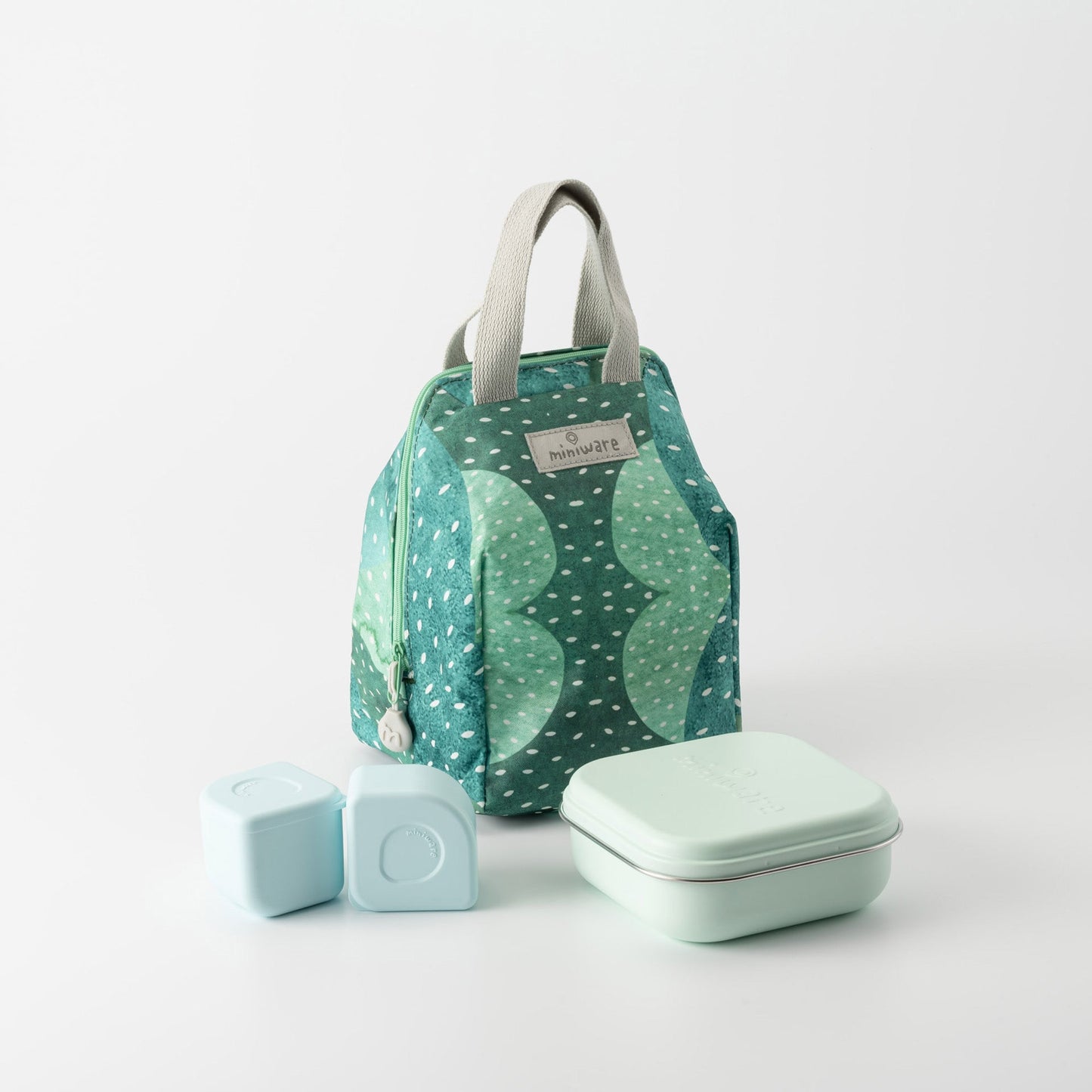 Ready Go! Bento Mealtote & GrowBento Set - Prickly Pear by Miniware