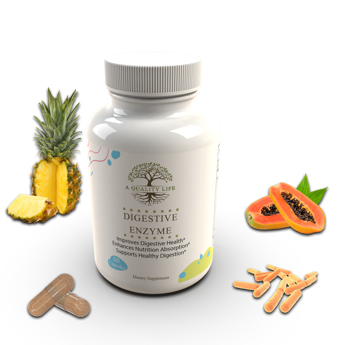 Digestive Enzyme by A Quality Life Nutrition