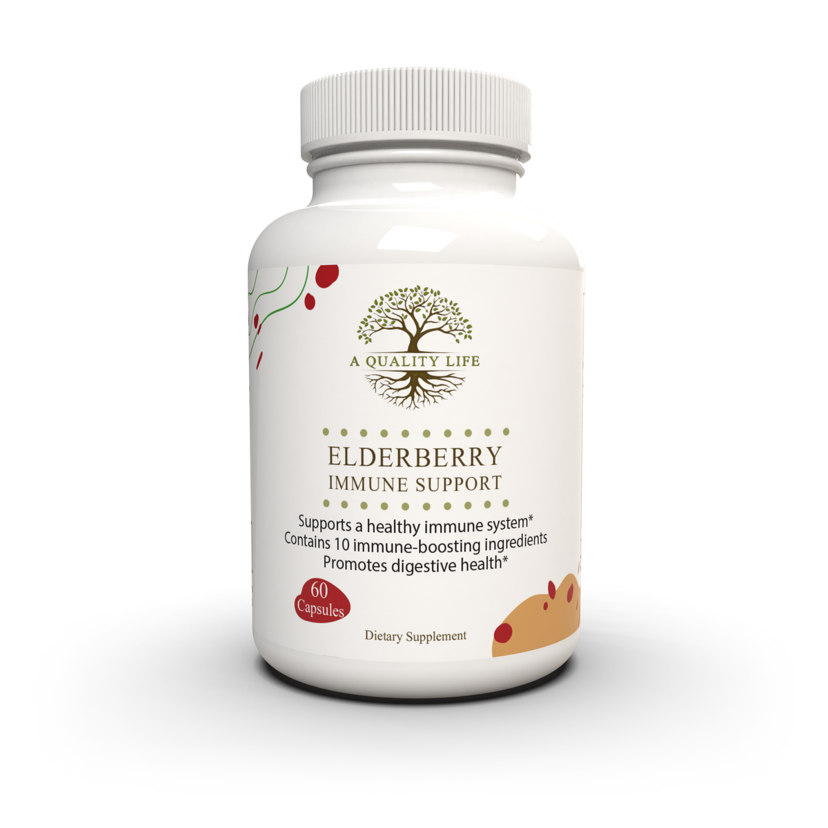 Elderberry Immune Support by A Quality Life Nutrition