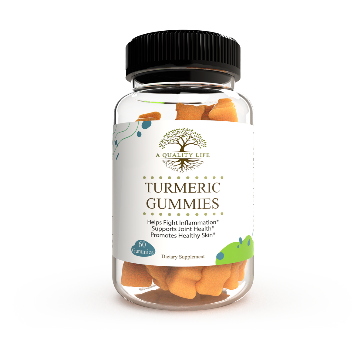 Turmeric Gummies by A Quality Life Nutrition