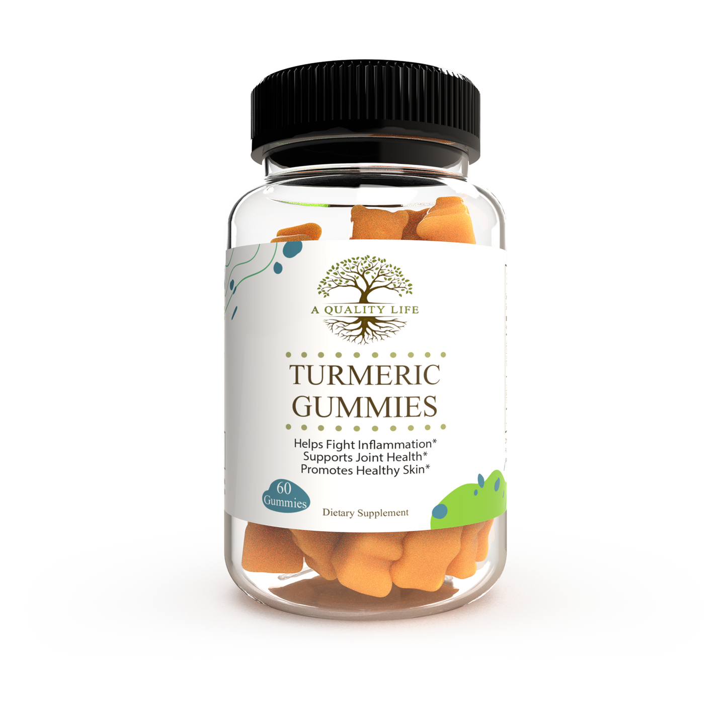 Turmeric Gummies by A Quality Life Nutrition