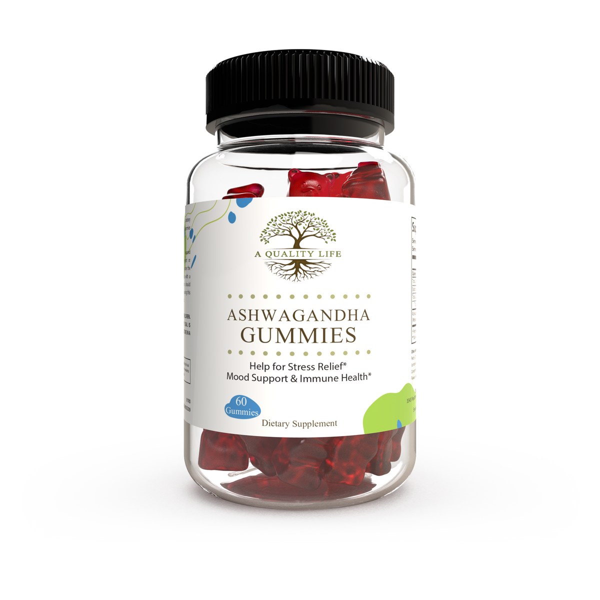 Ashwagandha Gummies by A Quality Life Nutrition