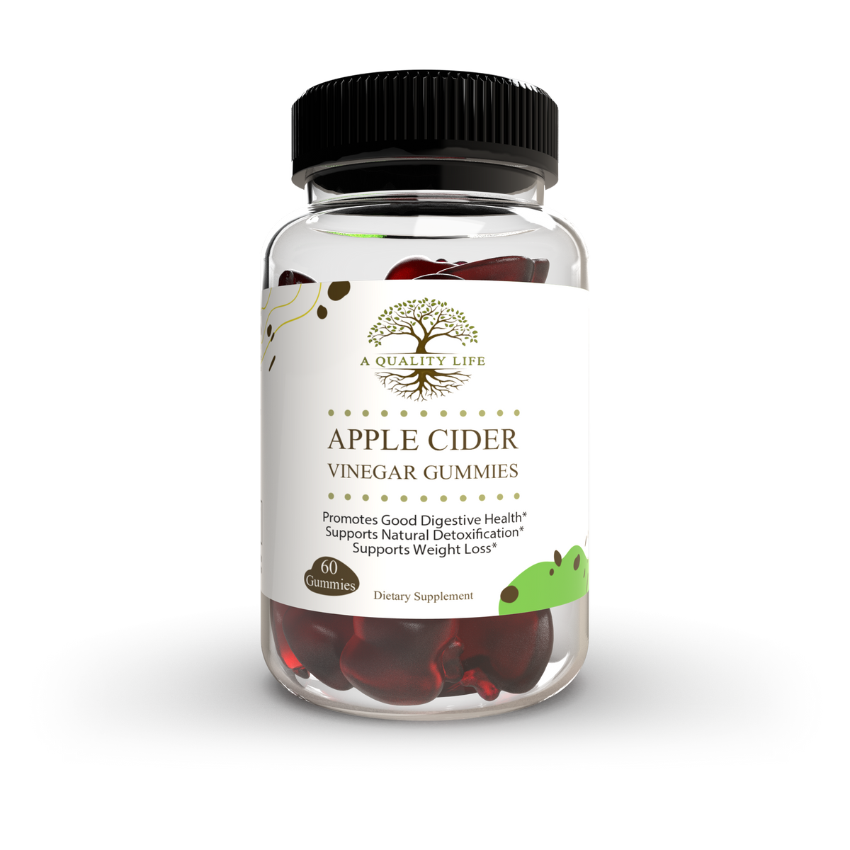 Apple Cider Vinegar Gummies by A Quality Life Nutrition