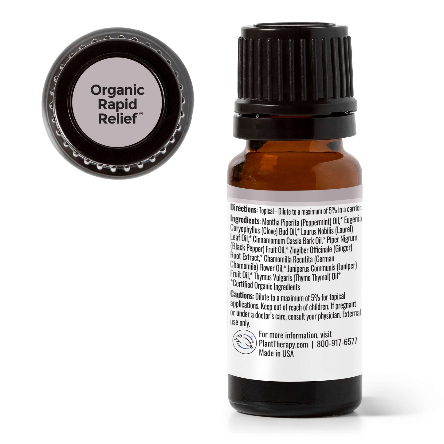 Organic Rapid Relief Essential Oil Blend