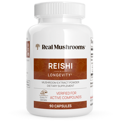 Organic Reishi Mushroom Capsules by Real Mushrooms