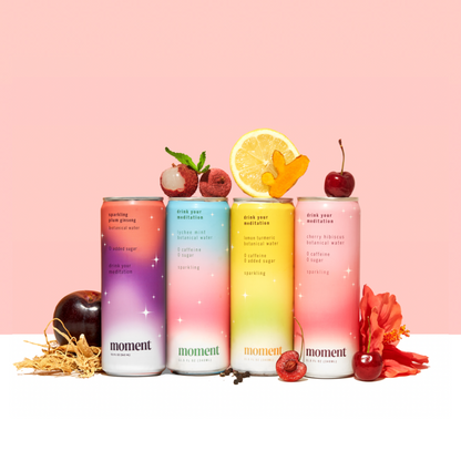 sparkling variety pack - 24 cans by Moment | Drink Your Meditation