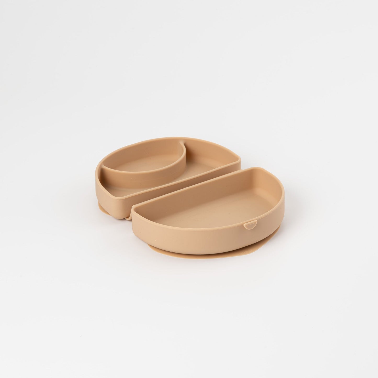 Silifold: Compact Children's Portable Plate - Almond Butter by Miniware