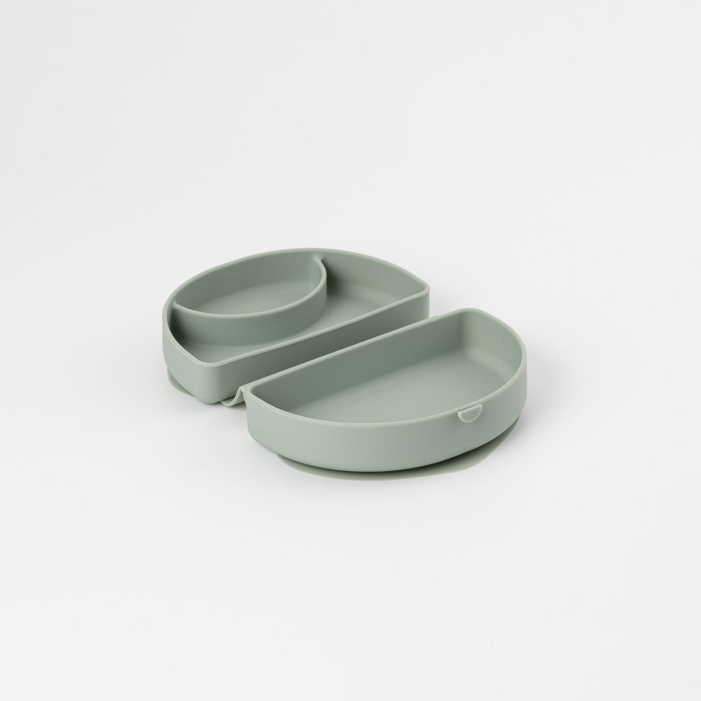 Silifold: Compact Children's Portable Plate - Sage by Miniware