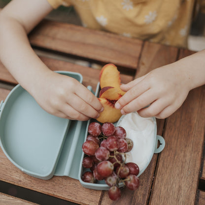 Silifold: Compact Children's Portable Plate - Sage by Miniware