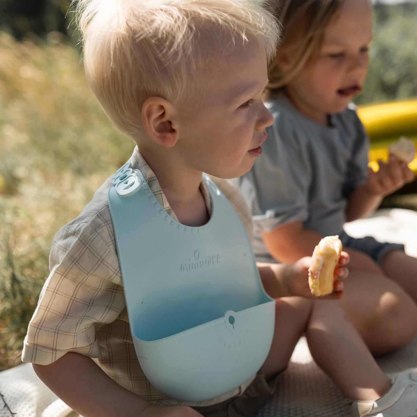 Sili Mini Go: Silicone Travel Meal Set - Blue Banana by Miniware