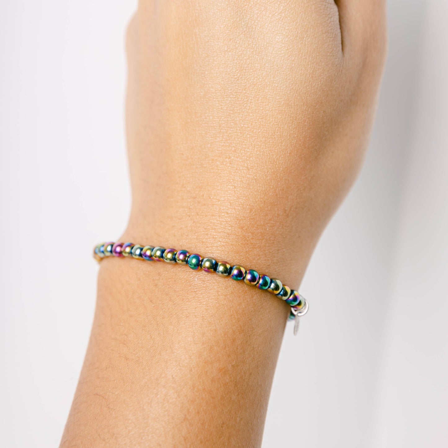 Rainbow Hematite Energy Bracelet by Tiny Rituals