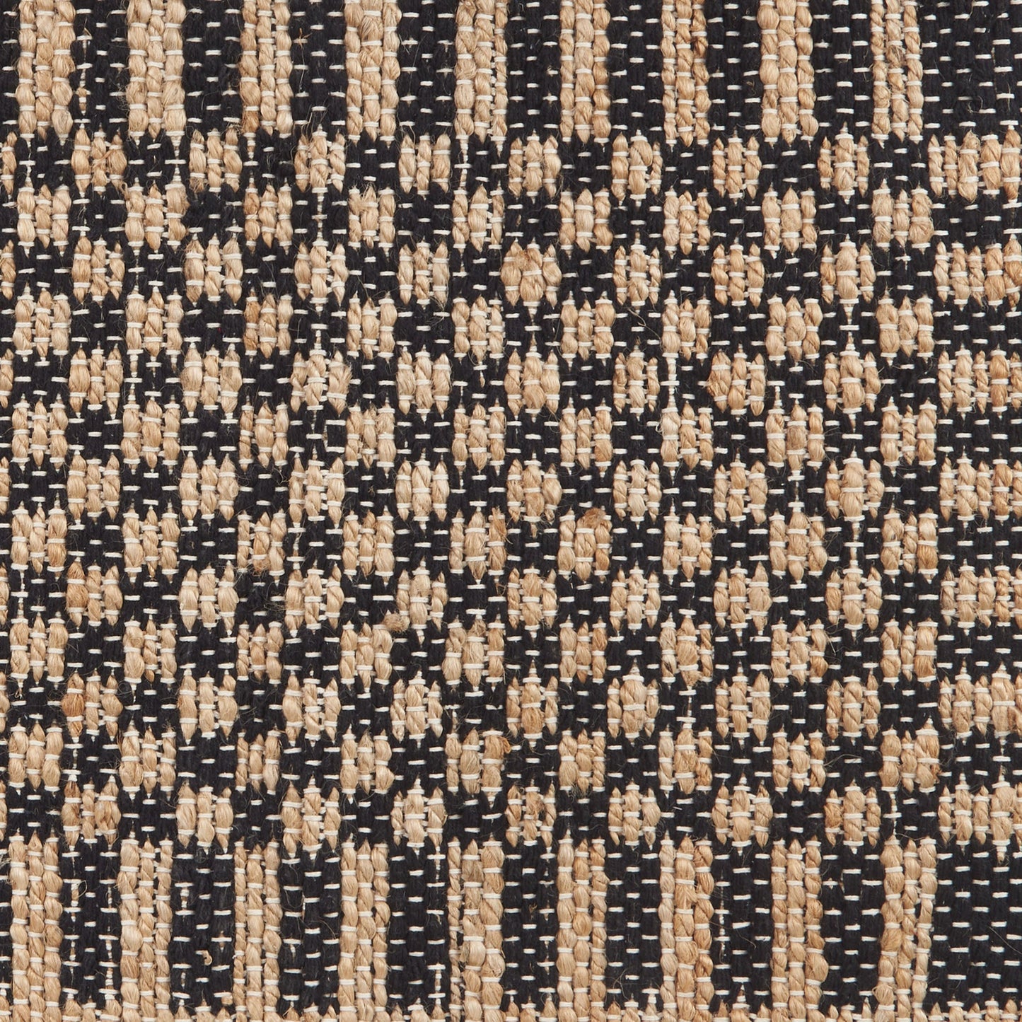 Check Jute Floor Mat by POKOLOKO