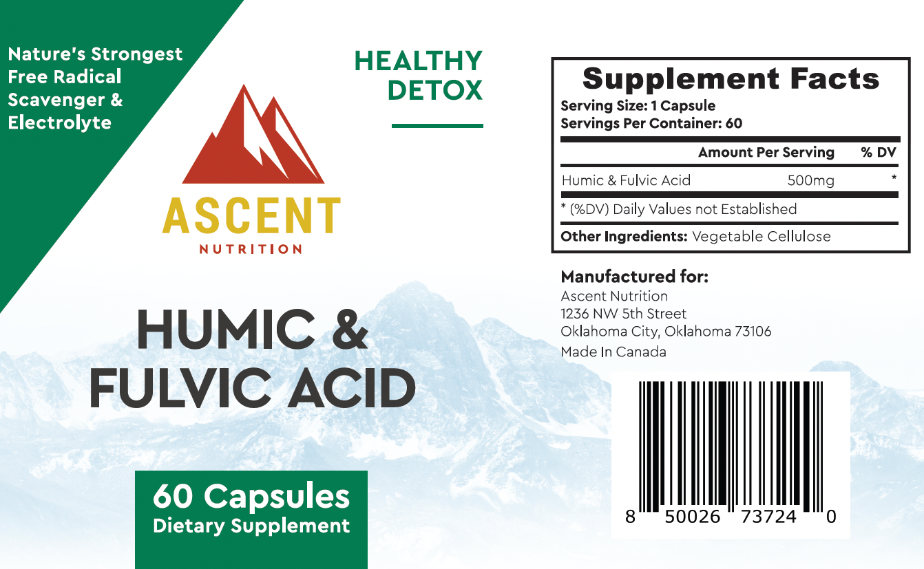 Humic & Fulvic Acid by Ascent Nutrition