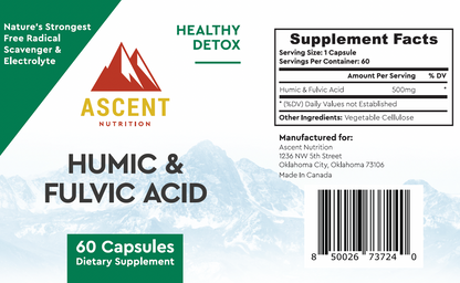 Humic & Fulvic Acid by Ascent Nutrition