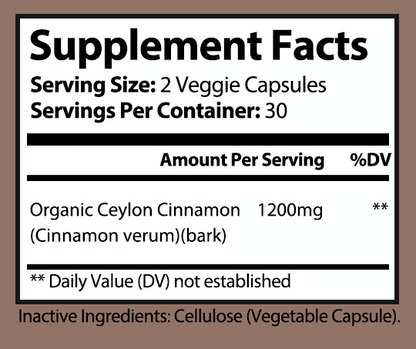 True Cinnamon (Ceylon) by Vita Organics