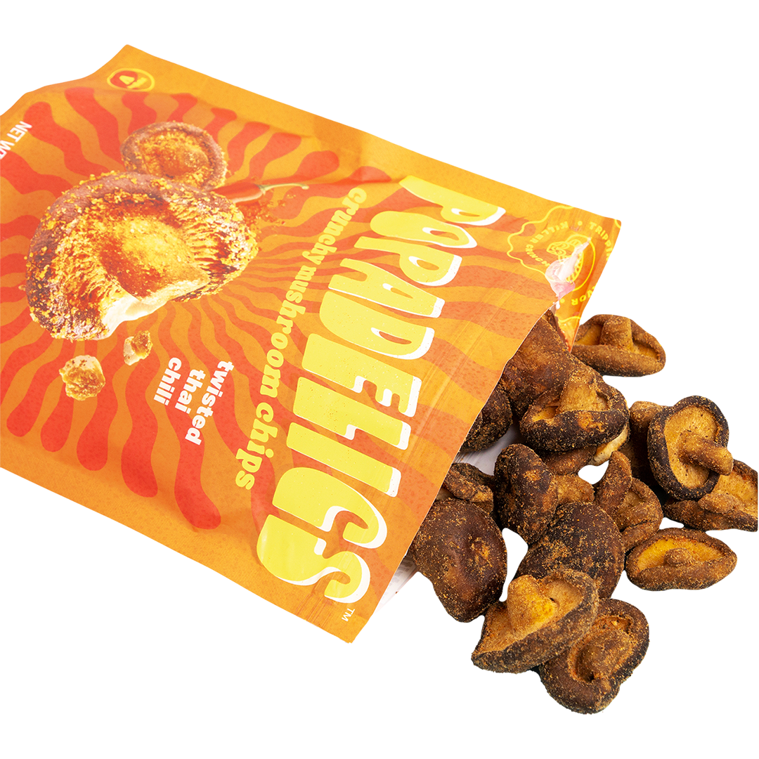 Popadelics Crunchy Mushroom Chips - Variety Pack by Popadelics