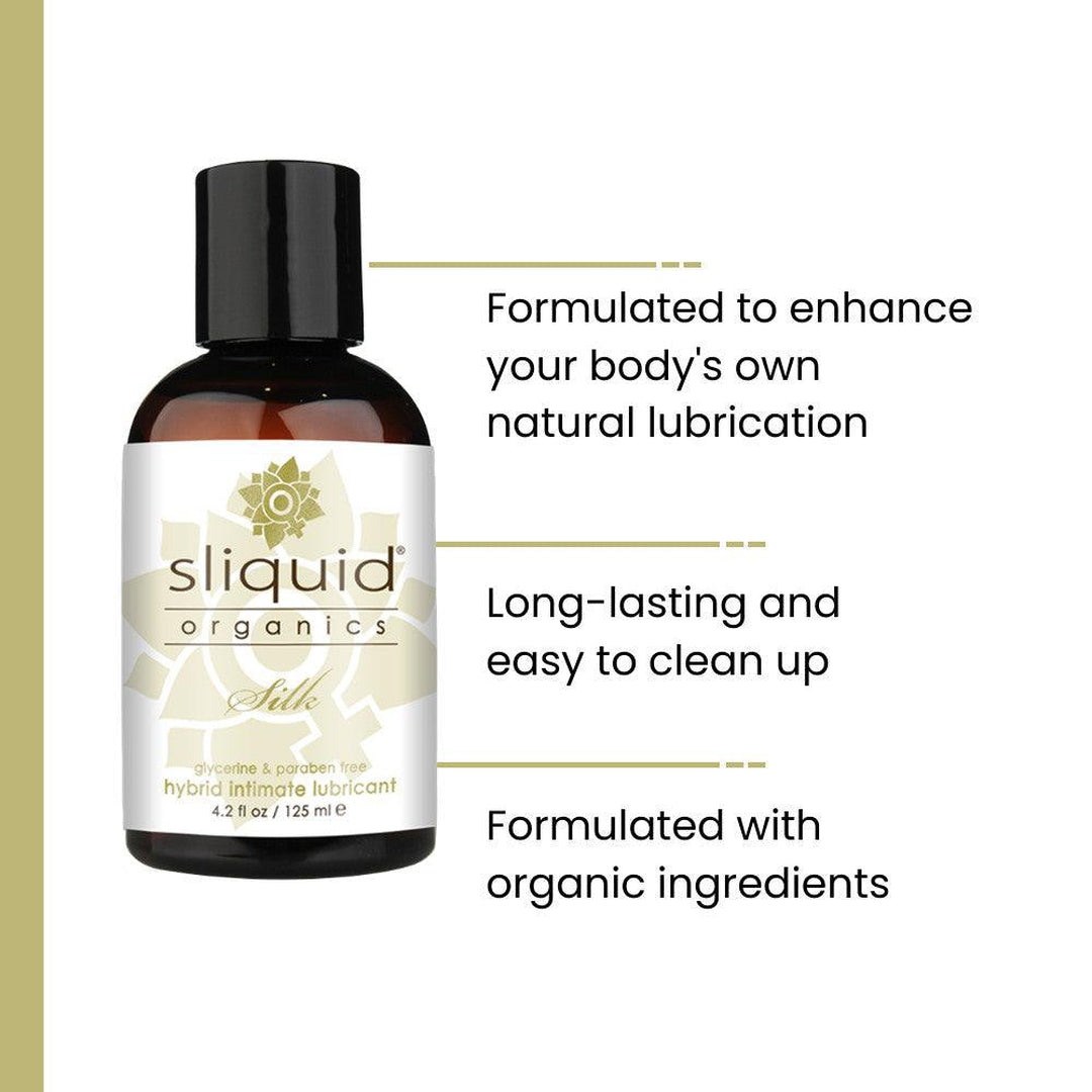 Sliquid Organics Silk - Aloe & Silicone Hybrid Lube