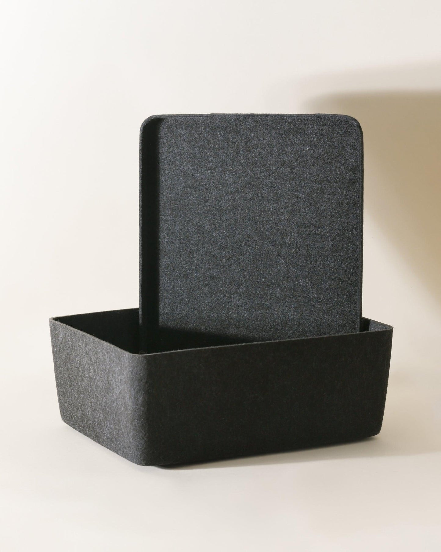 The Sculpted Bin - Large with Lid | Set of 3