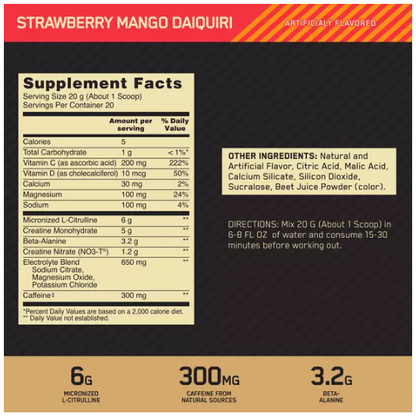 Optimum Nutrition Gold Standard Pre-Advance