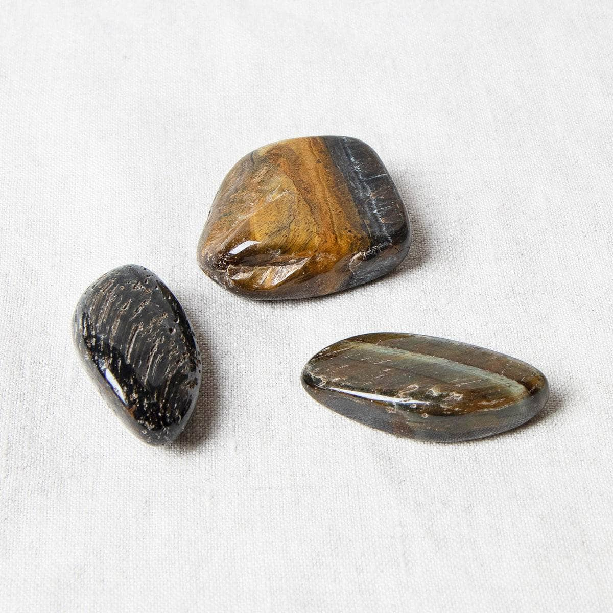 Blue Tiger Eye Stone Set by Tiny Rituals