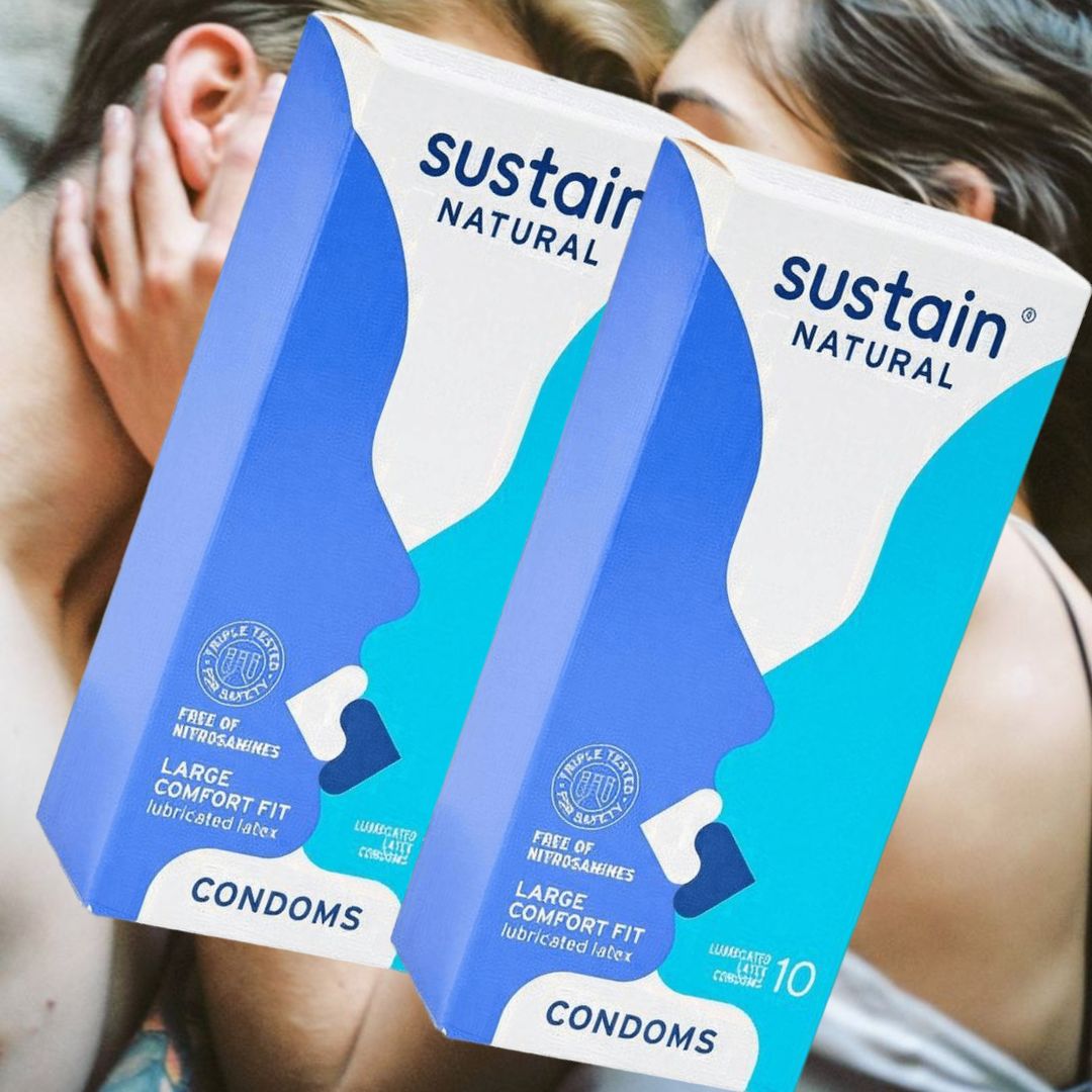 Sustain Comfort Fit Large Size Vegan Condoms