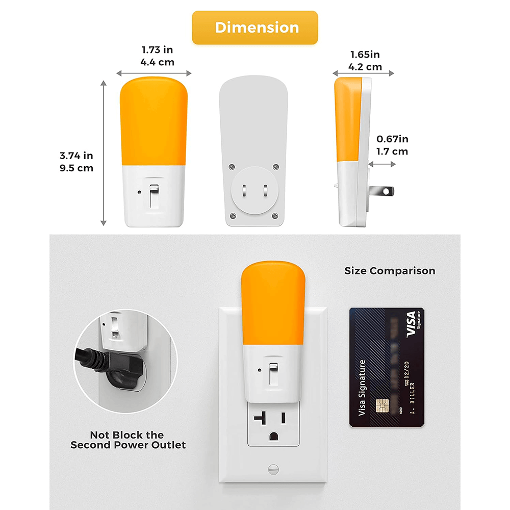 Better Nights Anti-Blue Automatic Night Light