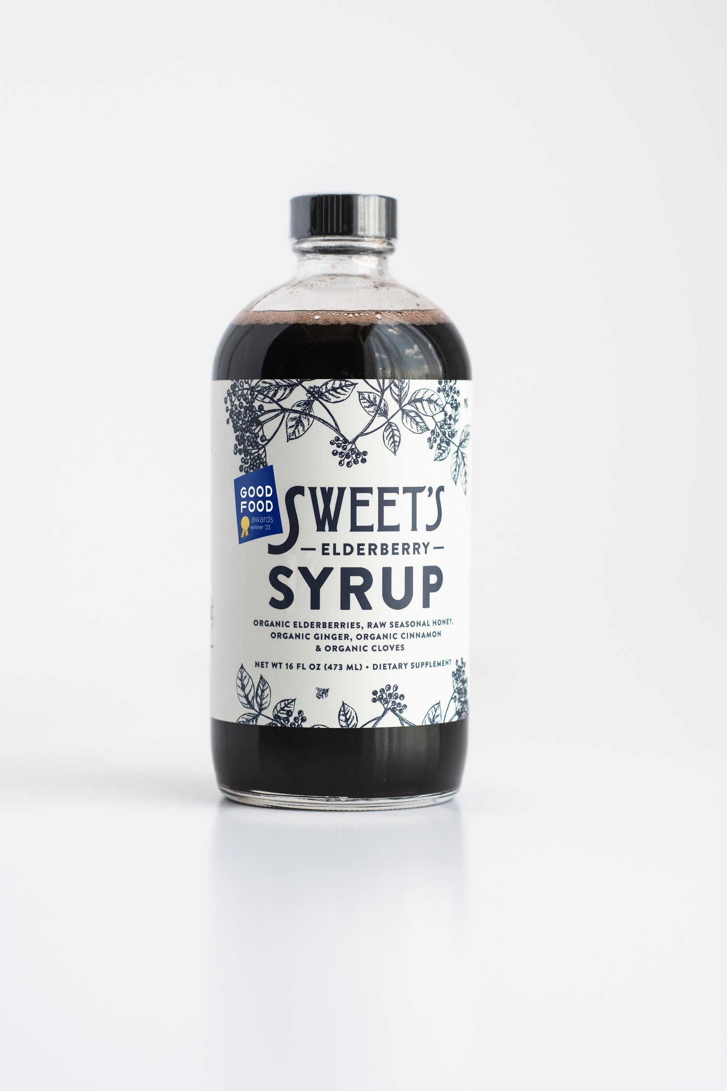 Elderberry SYRUP 16 oz Family Size Bottle