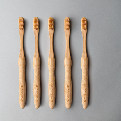 Bamboo Toothbrush Bundle (5-Pack)