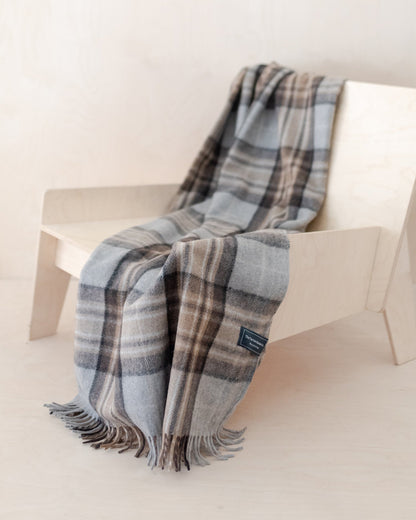 Mackellar Tartan Recycled Wool Blanket by United By Blue