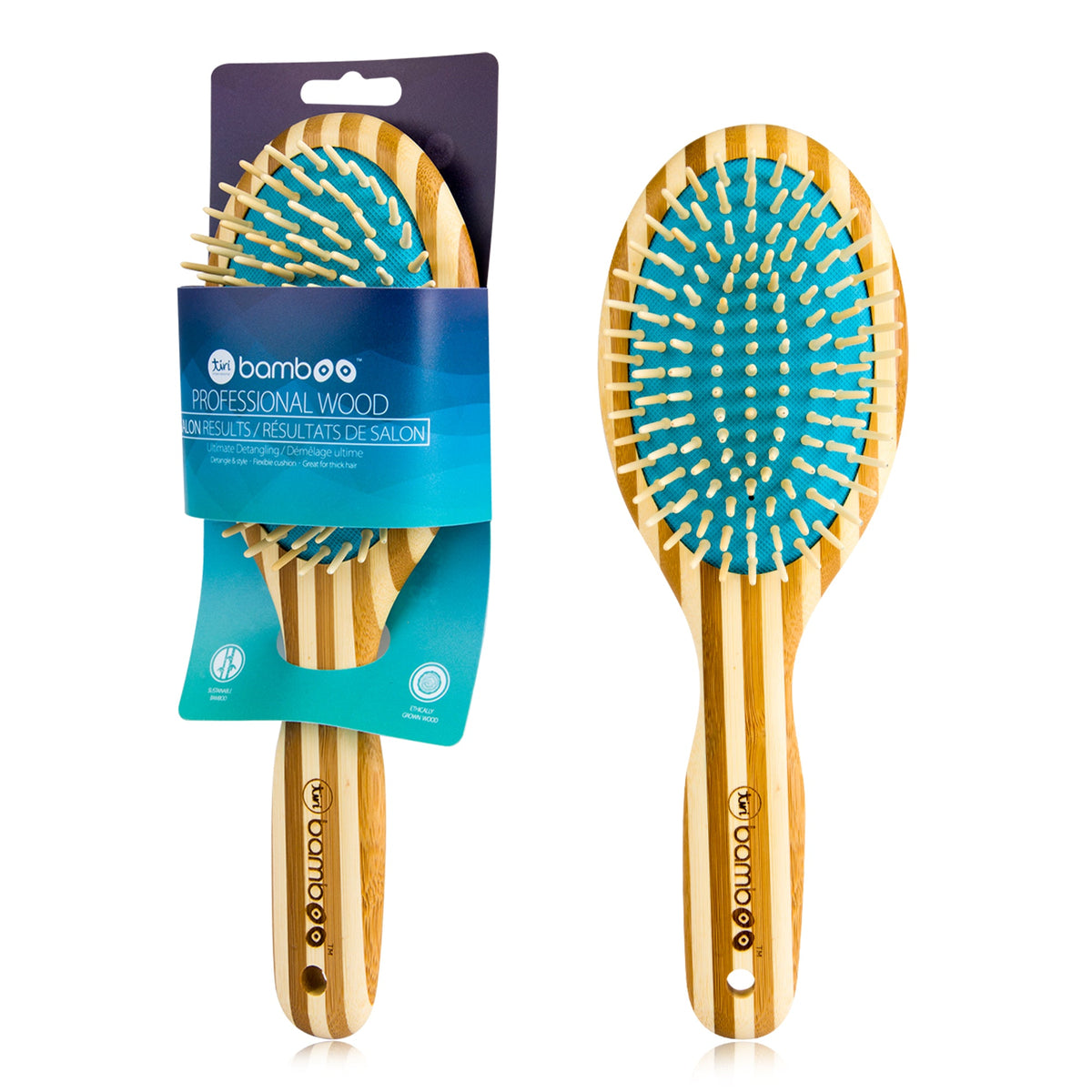 Sustainable Bamboo Brush with Natural Bristles