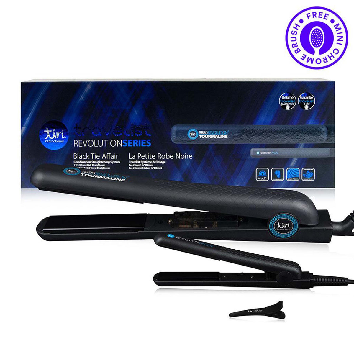 3-Piece "Voyager" Travel Flat Iron Set