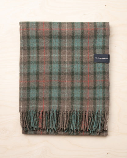 Fraser Hunting Weathered Tartan Recycled Wool Blanket by United By Blue