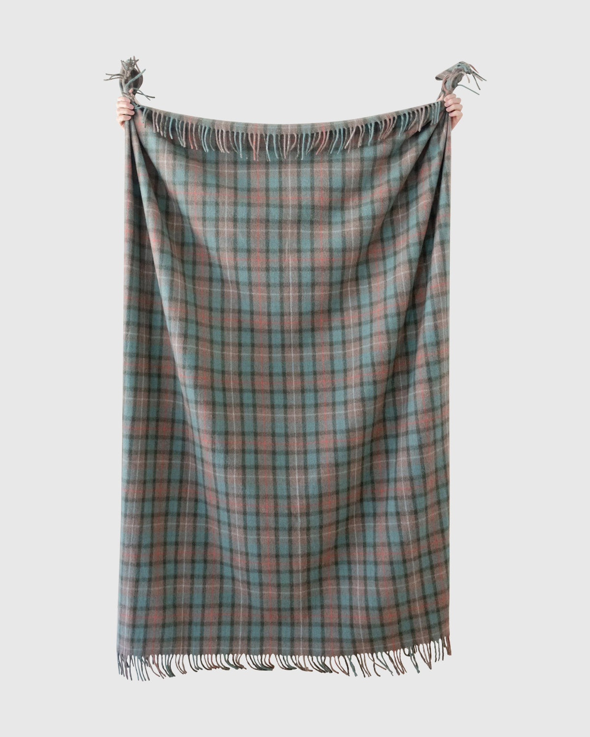 Fraser Hunting Weathered Tartan Recycled Wool Blanket by United By Blue